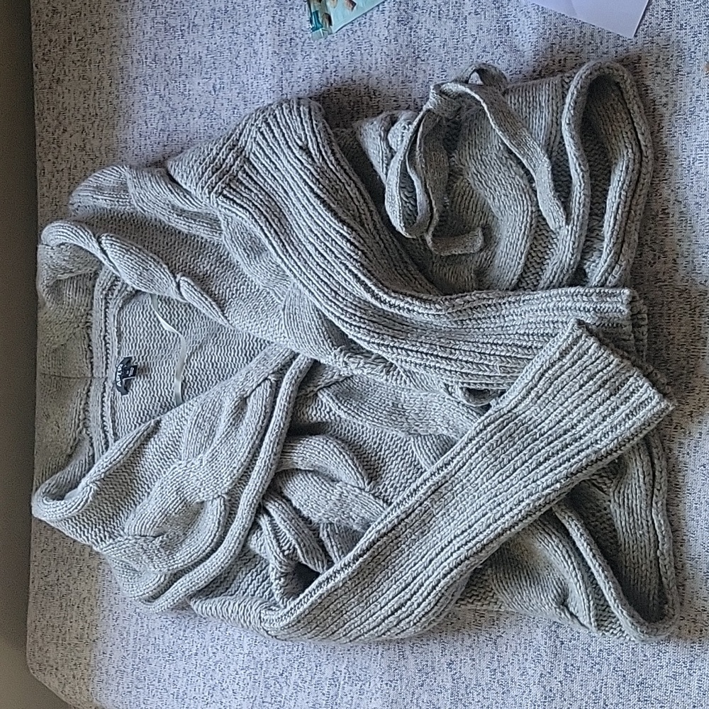 Side tie sweater